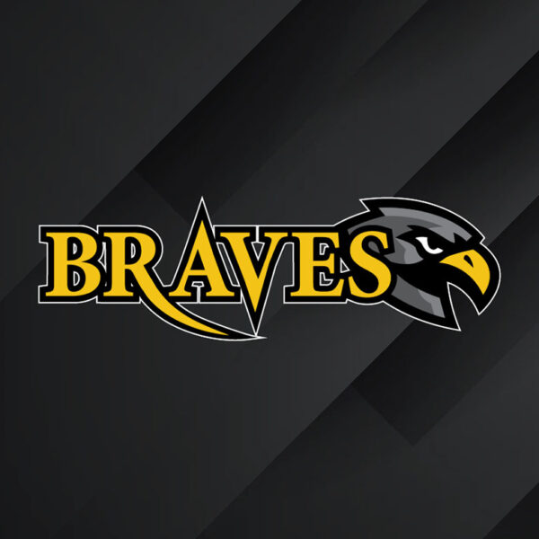 Fierce Braves Logo on Black Background