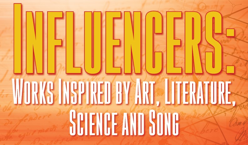 text Influencers: works inspired by art, literature, science and song