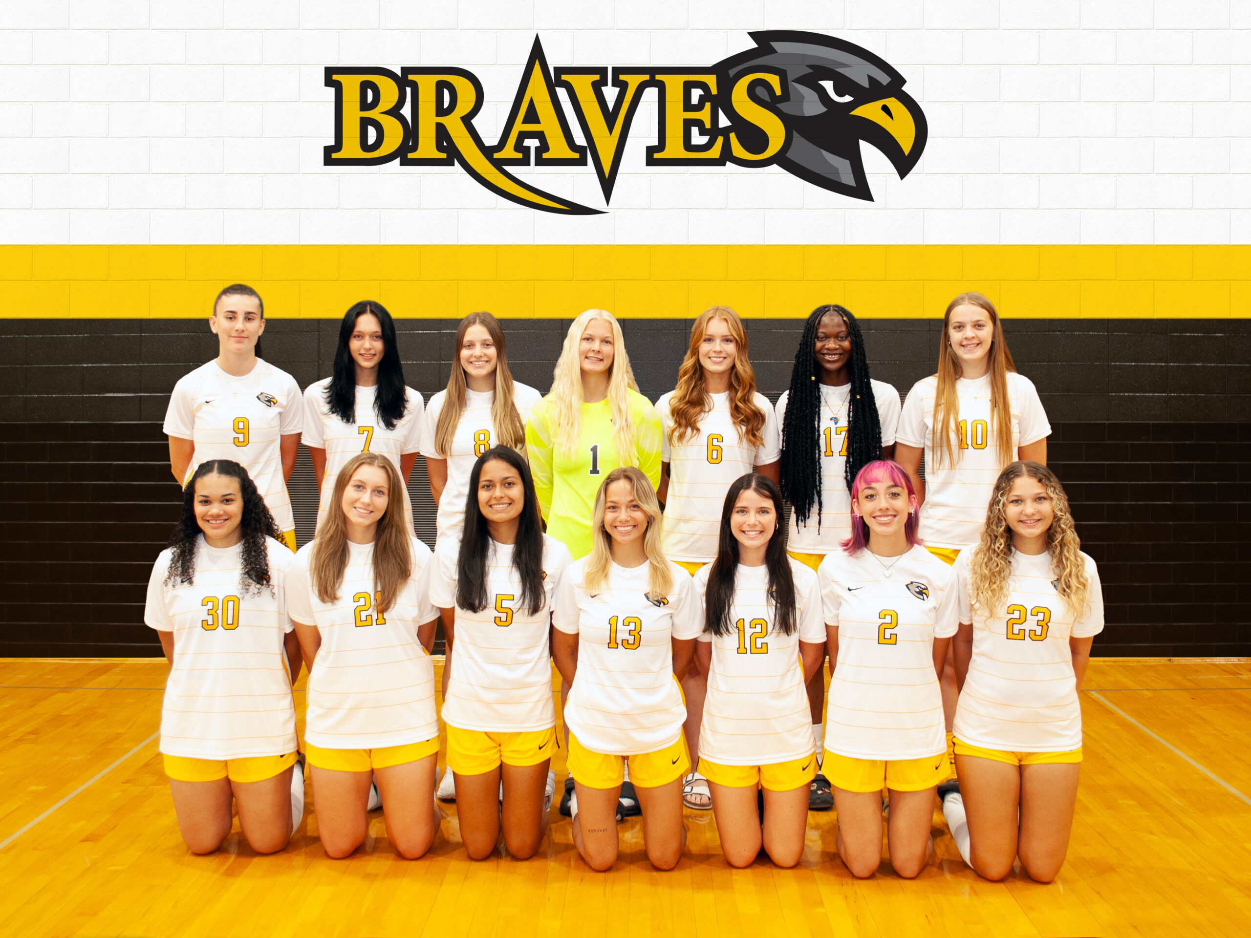 Black Hawk College Women's Soccer Team Photo