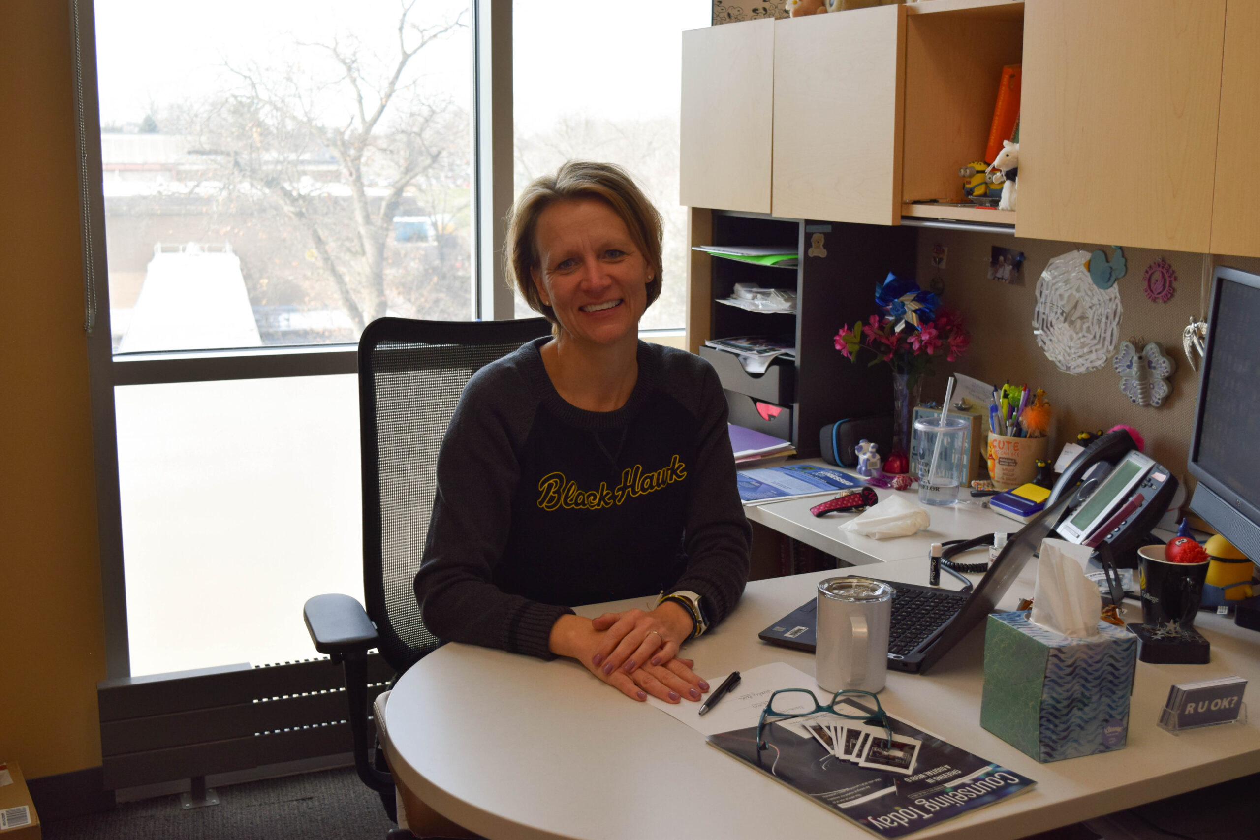 Wendy Bock, BHC counselor, in her office