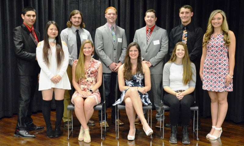 Scholars from Black Hawk men and women