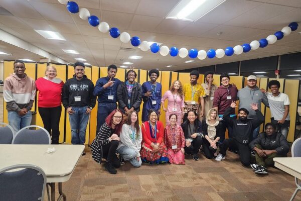 Members of the MEC posing during a celebration