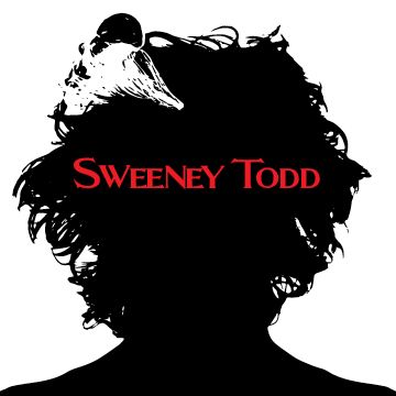 silhouette of Sweeney Todd