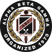 Alpha Beta Gamma business honor society logo