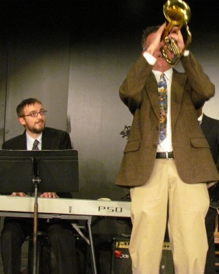 Corey Kendrick on keyboards & Edgar Crockett on trumpet