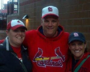 Dad Rob Murphy with daughters