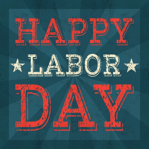 Happy Labor Day sign