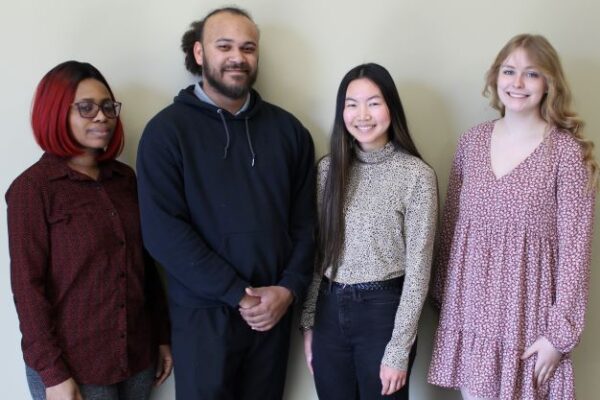 4 students in the BHC Honors Program