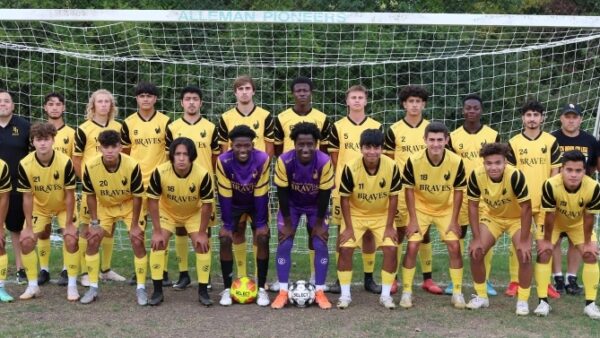 20 men's soccer players and 3 coaches