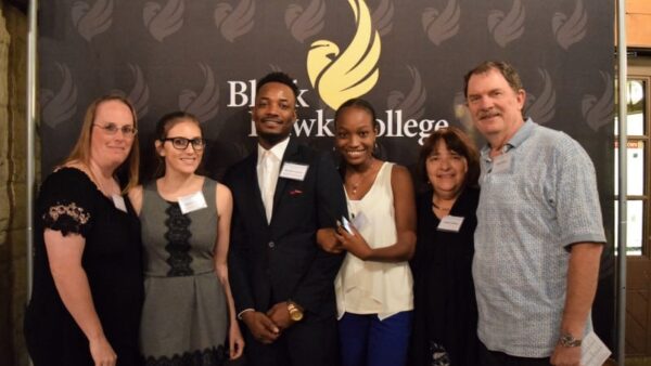 Black Hawk College Foundation Scholarship Appreciation donors and recipients