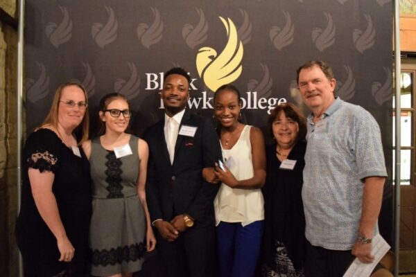 Black Hawk College Foundation Scholarship Appreciation donors and recipients